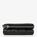 Chanel Black Lambskin Quilted Wallet