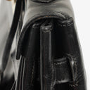 Hermes Vintage Kelly 32 Retourne In Black Box Calf With Gold Hardware
