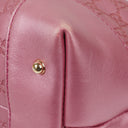 Gucci Heart Bit Fresia Rose Charm Metallic Soft Guccissima Large Top Handle Tote