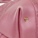 Gucci Heart Bit Fresia Rose Charm Metallic Soft Guccissima Large Top Handle Tote