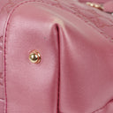 Gucci Heart Bit Fresia Rose Charm Metallic Soft Guccissima Large Top Handle Tote