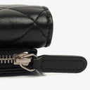 Chanel Black Lambskin Quilted Wallet