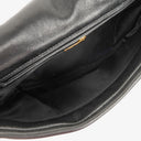 Miu Miu Black Leather Flap Shoulder Bag