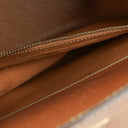 Hermes Vintage Kelly 35 Sellier In Vache Naturelle With Gold Hardware