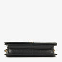 Chanel Klassische Full Flap Tasche Schwarzes Steppleder 24K Vergoldete Beschläge