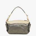 Sac hobo Paris-Biarritz argent et crème Chanel
