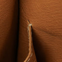 Hermes Vintage Kelly 35 Sellier In Vache Naturelle With Gold Hardware