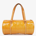 Louis Vuitton Yellow Papillon 30 Bedford Monogram Vernis Leather Bag