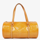 Louis Vuitton Yellow Papillon 30 Bedford Monogram Vernis Leather Bag