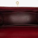 Hermès Kelly 28 Sellier Rouge H Box Calf With Gold Hardware