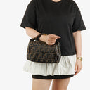 Fendi Zucca Vanity Handbag