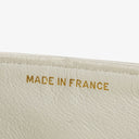 Chanel Medium Classic Double Flap Bag White Chevron Quilted Lambskin 24K Gold-Plated Hardware