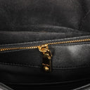 Miu Miu Black Leather Flap Shoulder Bag