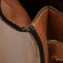 Hermes Vintage Kelly 35 Sellier In Vache Naturelle With Gold Hardware
