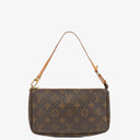 Louis Vuitton Pochette Accessoires Monogram Canvas Clutch Handbag