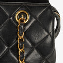 Chanel Black Quilted Lambskin Shoulder Bag