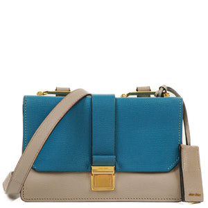 Miu Miu Madras Goatskin Multicolor Crossbody Bag