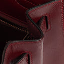 Hermès Kelly 28 Sellier Rouge H Box Calf With Gold Hardware