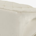 Chanel Medium Classic Double Flap Bag White Chevron Quilted Lambskin 24K Gold-Plated Hardware