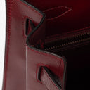 Hermès Kelly 28 Sellier Rouge H Box Calf With Gold Hardware