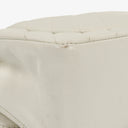 Chanel Medium Classic Double Flap Bag White Chevron Quilted Lambskin 24K Gold-Plated Hardware