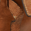 Hermes Vintage Kelly 35 Sellier In Vache Naturelle With Gold Hardware