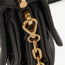 Miu Miu Black Leather Flap Shoulder Bag