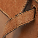 Hermes Vintage Kelly 35 Sellier In Vache Naturelle With Gold Hardware