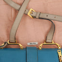 Miu Miu Madras Goatskin Multicolor Crossbody Bag