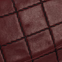 Chanel Double Stitch Red Square Lambskin Flap Bag