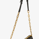 Miu Miu Black Leather Flap Shoulder Bag