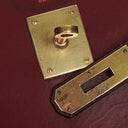 Hermès Kelly 28 Sellier Rouge H Box Calf With Gold Hardware
