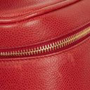 Chanel Red Leather Vanity Case