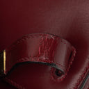 Hermès Kelly 28 Sellier Rouge H Box Calf With Gold Hardware