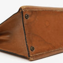 Hermes Vintage Kelly 35 Sellier In Vache Naturelle With Gold Hardware