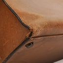 Hermes Vintage Kelly 35 Sellier In Vache Naturelle With Gold Hardware