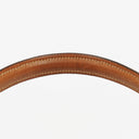 Hermes Vintage Kelly 35 Sellier In Vache Naturelle With Gold Hardware