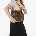 Louis Vuitton Petit Noe Monogram Canvas Shoulder Bag