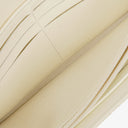 Chanel Quillted Caviar White Leather Flap Wallet