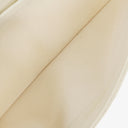 Chanel Quillted Caviar White Leather Flap Wallet
