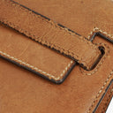 Hermes Vintage Kelly 35 Sellier In Vache Naturelle With Gold Hardware