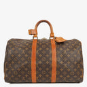 Louis Vuitton Keepall 45 Monogram Canvas Travel Bag