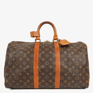 Louis Vuitton Keepall 45 Monogram Canvas Travel Bag