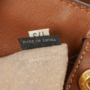 Prada Brown Leather Convertible Tote Bag