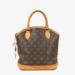 Louis Vuitton Lockit Vertical PM Monogram Canvas Handbag