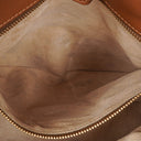 Prada Brown Leather Convertible Tote Bag