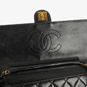 Chanel Medium Classic Single Flap Bag Black Quilted Lambskin With 24K Gold-Plated Hardware