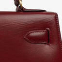 Hermès Kelly 28 Sellier Rouge H Box Calf With Gold Hardware