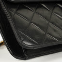 Chanel Medium Classic Single Flap Bag Black Quilted Lambskin With 24K Gold-Plated Hardware