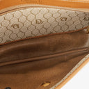 Christian Dior Beige Honeycomb Canvas Shoulder Bag